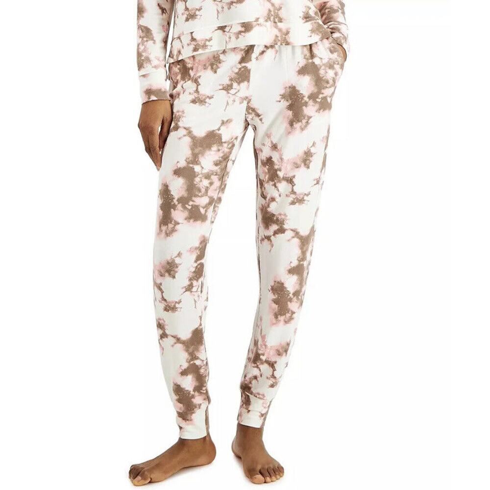 New Alfani Womans Sz XL Sleep Jogger Pants Soft Stretch Tie-Dye Lounge NWT